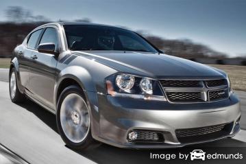 Insurance rates Dodge Avenger in El Paso