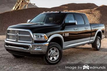 Insurance rates Dodge Ram 2500 in El Paso