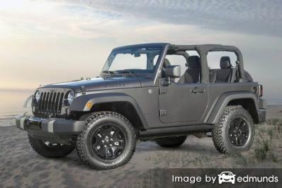 Insurance quote for Jeep Wrangler in El Paso