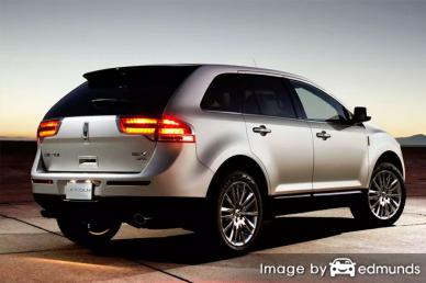 Insurance rates Lincoln MKX in El Paso