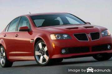 Insurance rates Pontiac G8 in El Paso