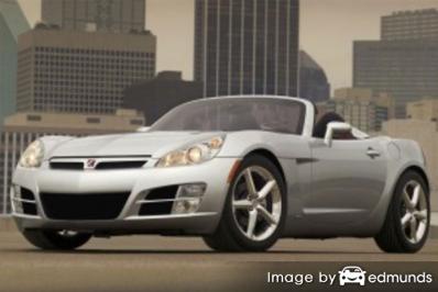 Insurance rates Saturn Sky in El Paso