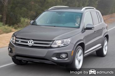 Insurance quote for Volkswagen Tiguan in El Paso